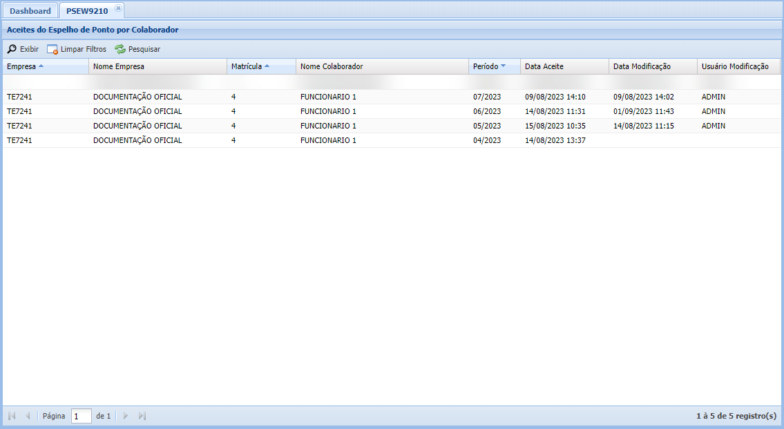 Aceites de Espelhos Pontos