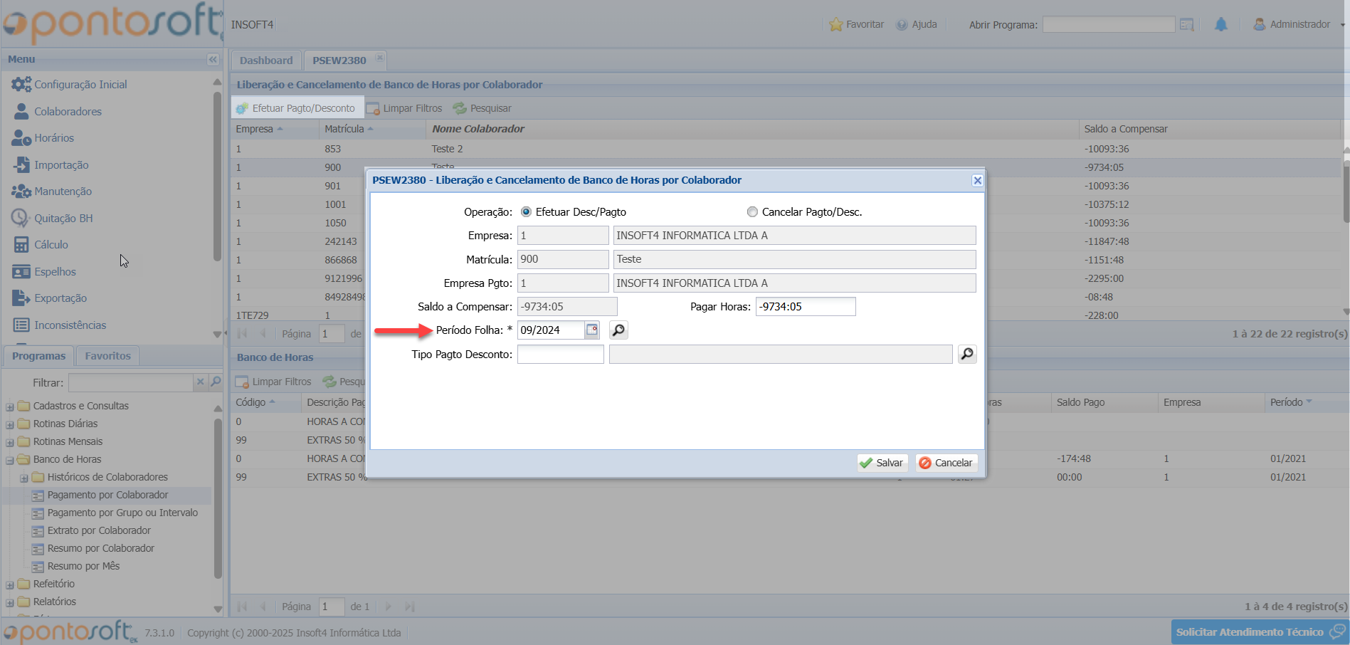 Liberação do Banco de Horas por Colaborador liberacao-bh-por-colaborador3