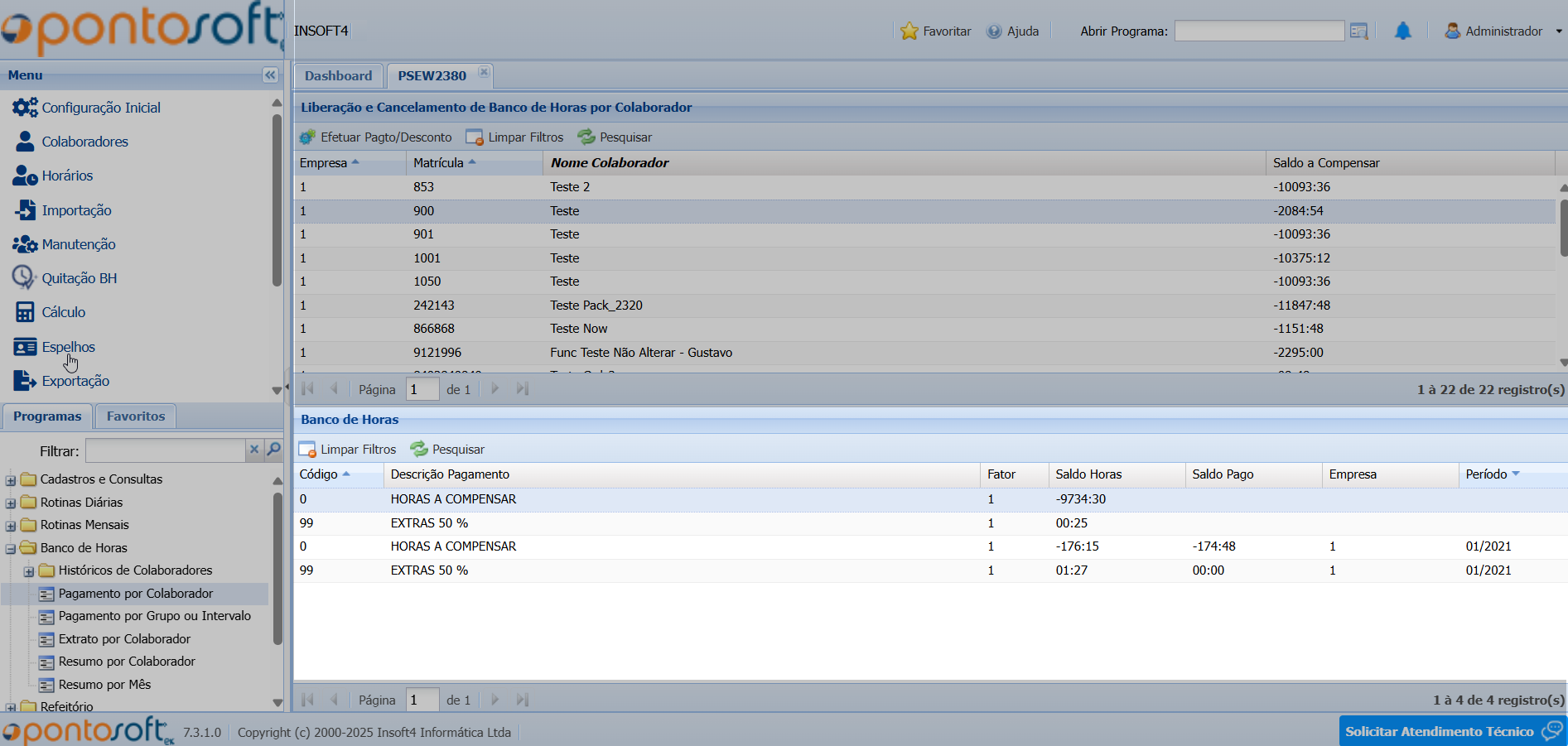 Liberação do Banco de Horas por Colaborador liberacao-bh-por-colaborador4
