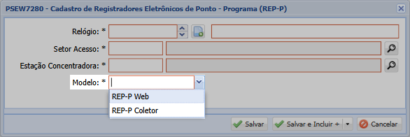 Registradores Eletrônicos de Ponto - Programa (REP-P)