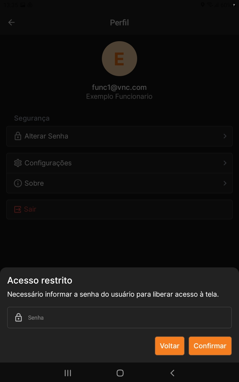 Acesso Restrito - Ponto Virtual