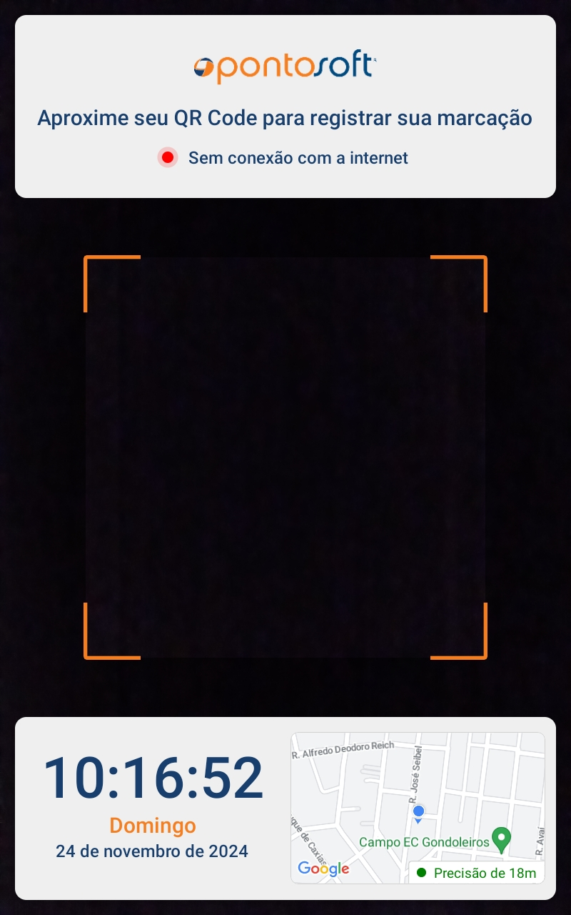 Sem conexão com a internet